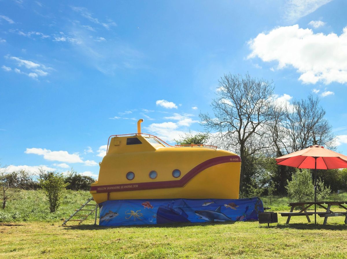 The Yellow Submarine in the orchard